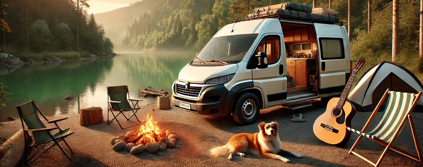 Camper Ausbau in der Natur